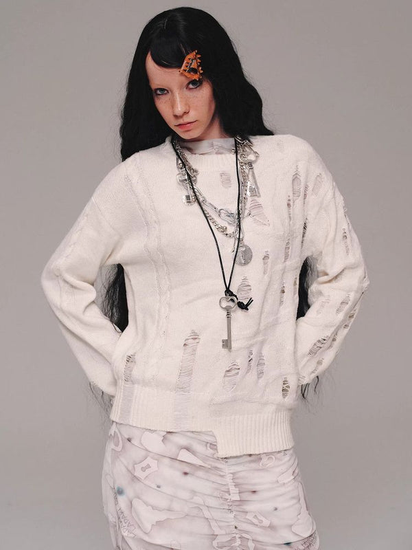 Loose knit sweater【s0000011471】