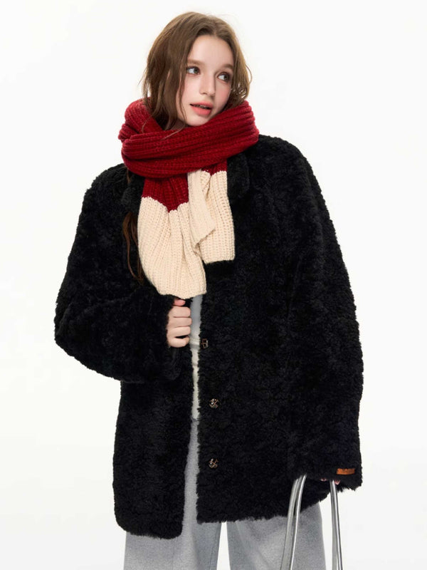 Loose heavy coat【s0000010605】