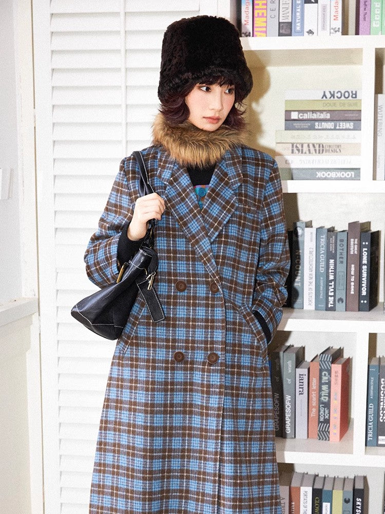 느슨한 격자 무늬 코트 [S0000011306]