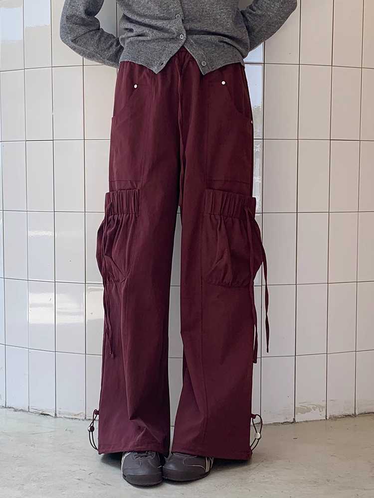 Big pocket loose pants【s0000009829】