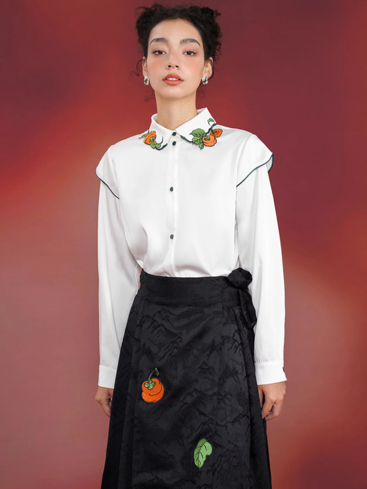 Chinese embroidery retro shirt【s0000006532】