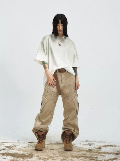 Wash wide casual pants【s0000009195】