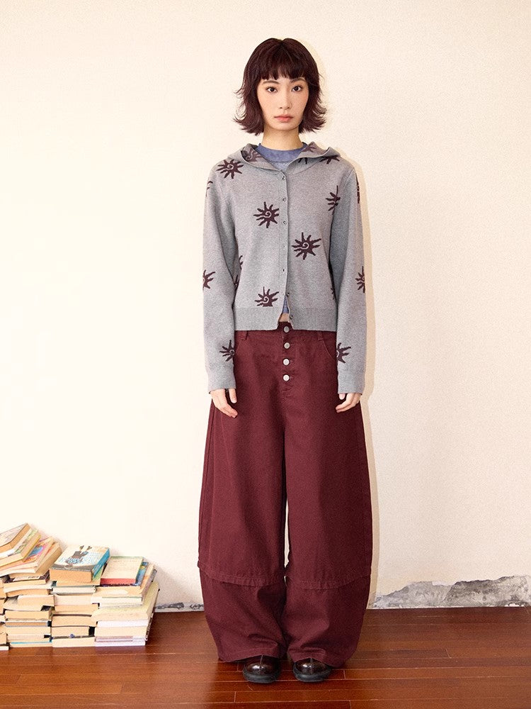 후드 니트 가디건 [S0000011305]