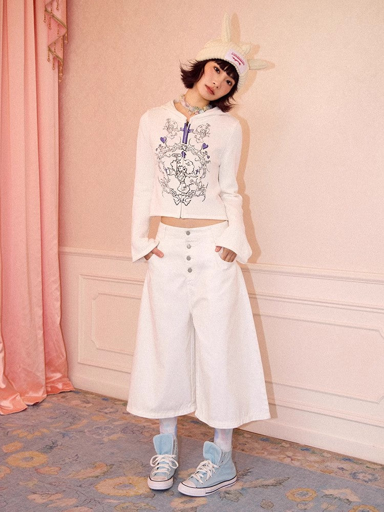 Chemical girl low rise wide leg pants【s0000011549】