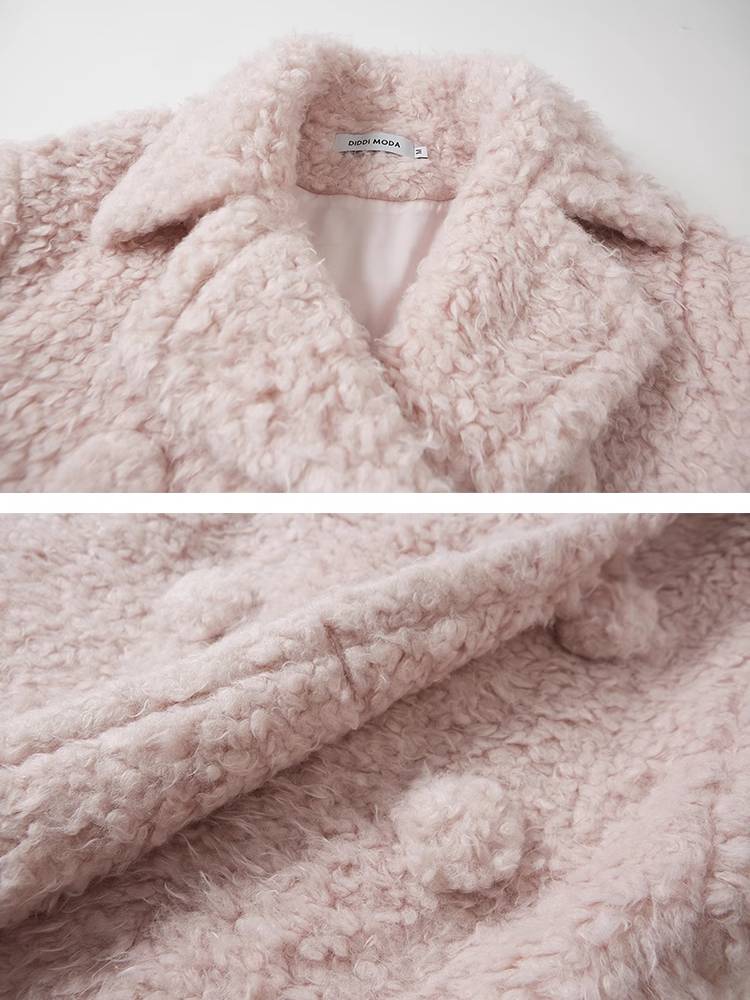 SAKURA PINK WOOL COAT [S0000010836]