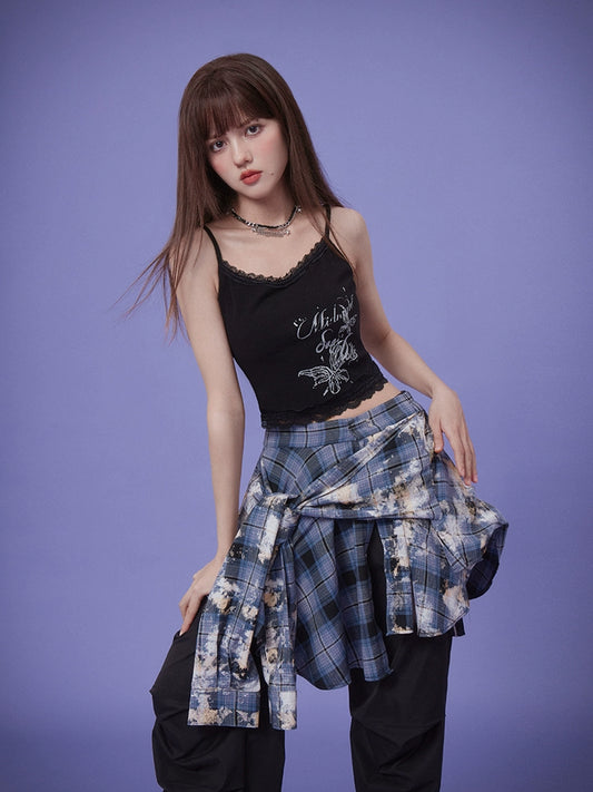 Lace Print Camisole【s0000008880】