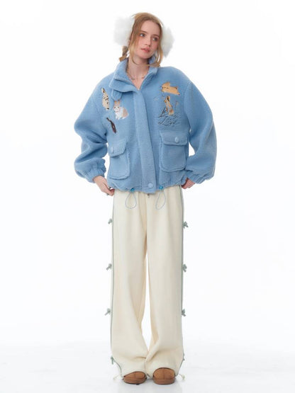 Straight wide leg casual sweatpants【s0000011074】