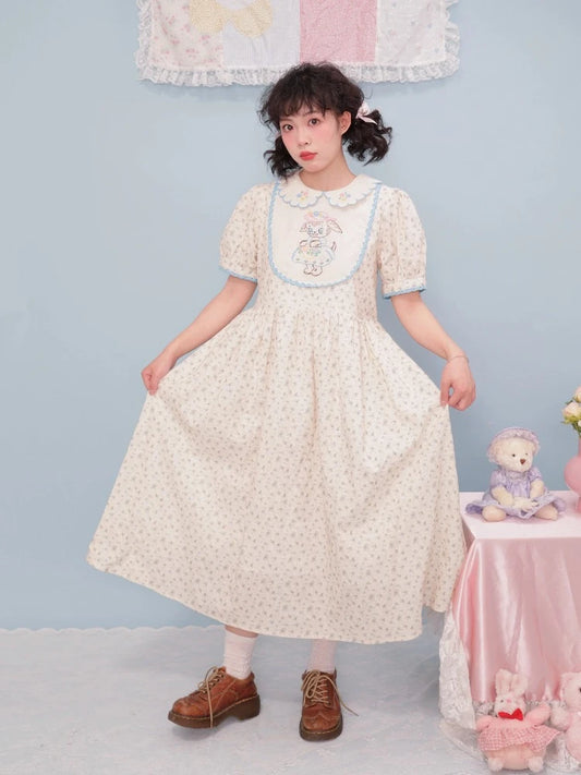 ゔ intage girly atembroi de ry dres [S000008442]