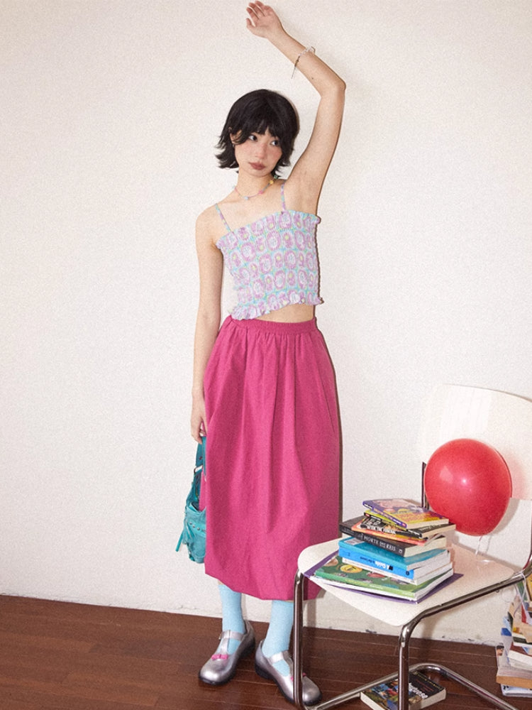 Summer 4-color short camisole【s0000007806】