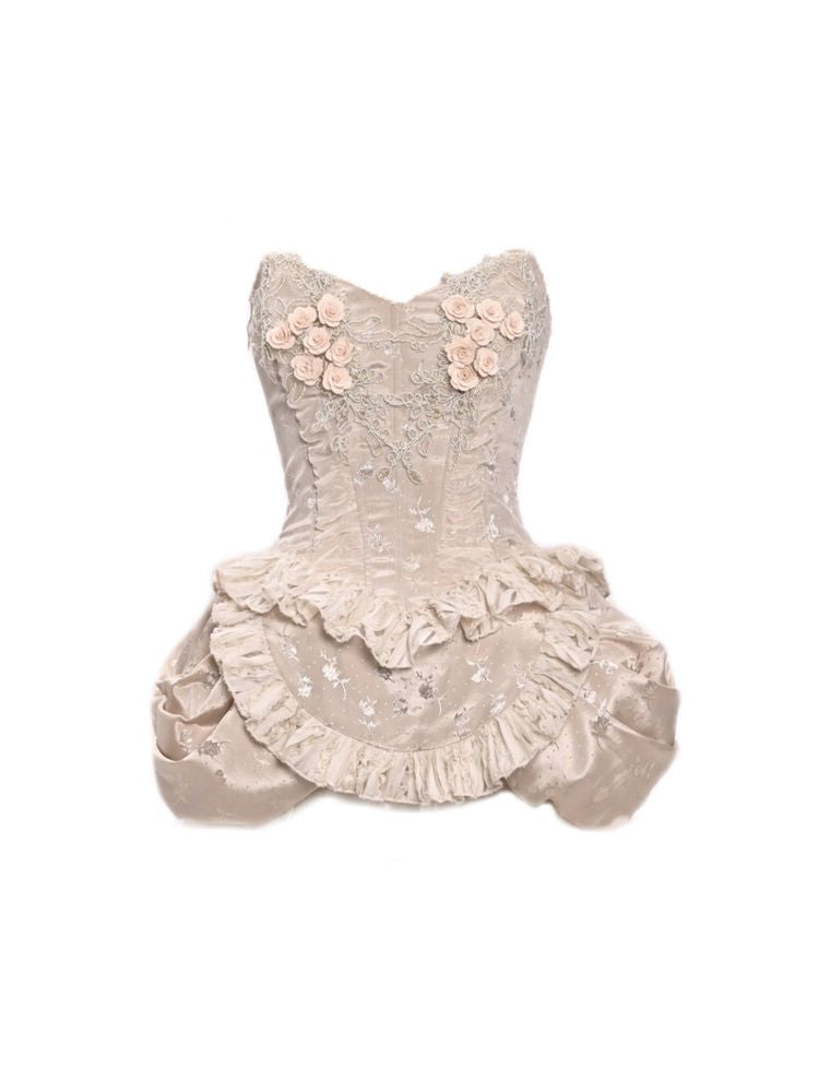 Ballet Collection Embroidered Corset【s0000002690】