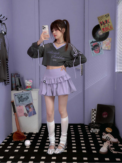 Purple bud skirt【s0000009649】