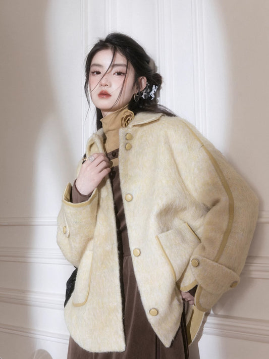 Shirt style wool jacket【s0000005789】