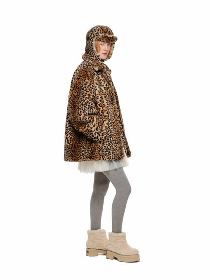 토끼 모피 비행 모자 [S0000011387]