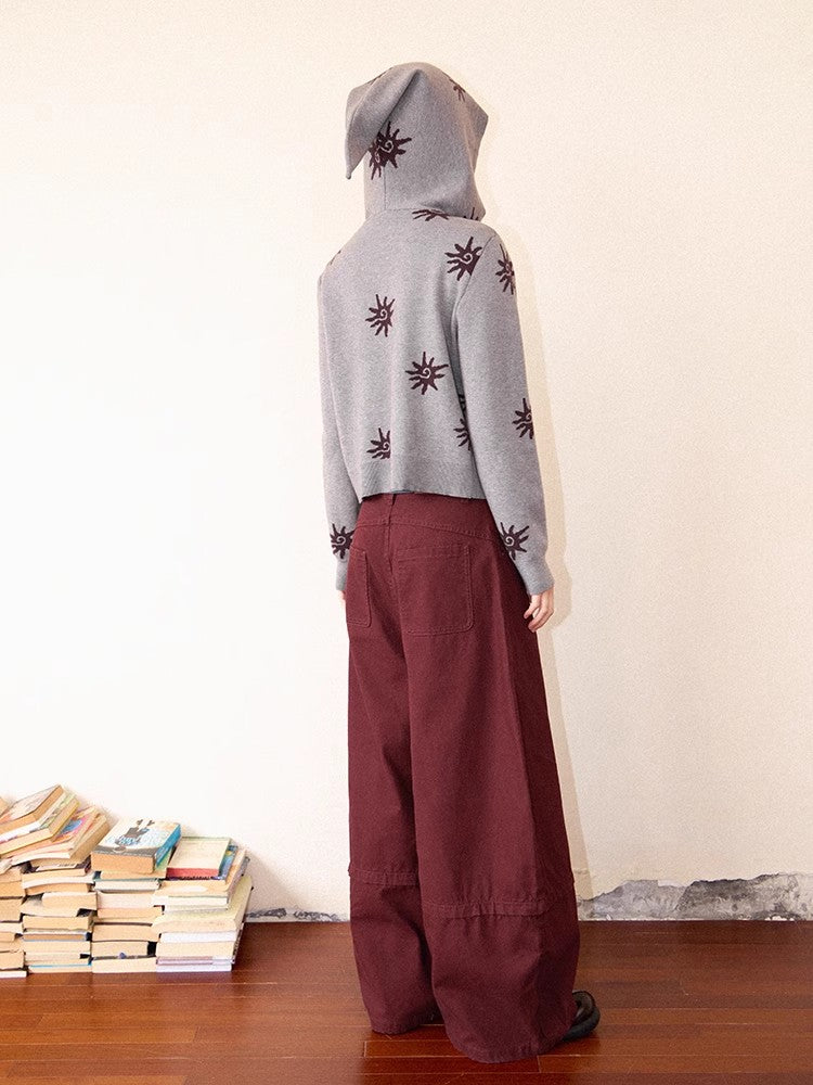 Chemical girl low rise wide leg pants【s0000011549】