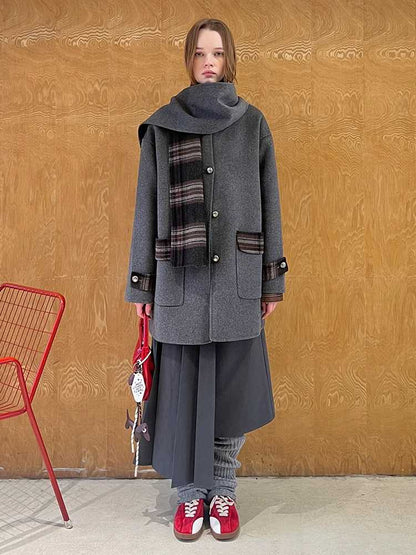 RETRO FASHION WOOL COAT [S0000010815]