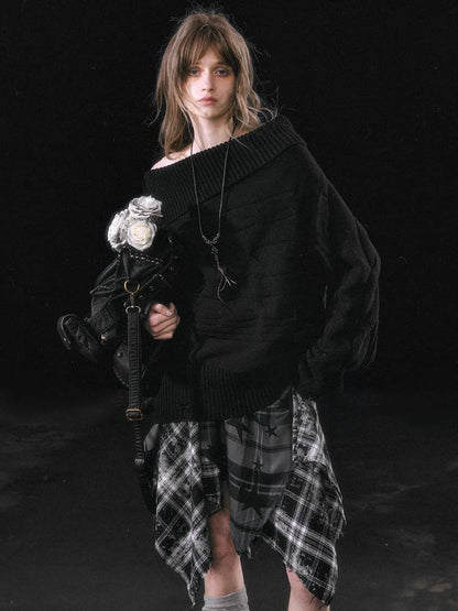 Loose printed sweater【s0000011453】