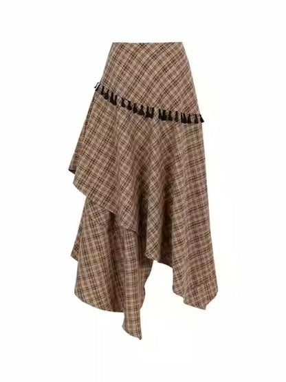 Retro Hot Girl Long Skirt [S0000010593]