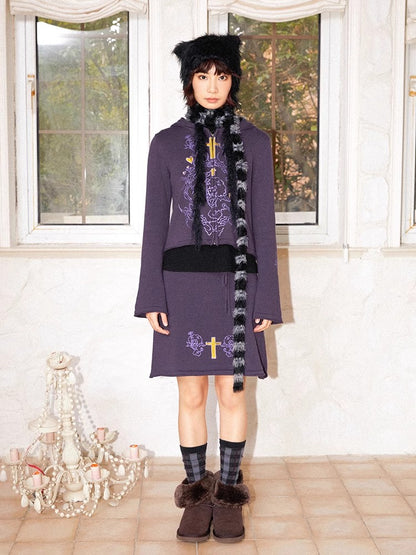 A-line knit skirt【s0000011121】