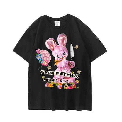 Whimsical Bear Mini-Figure Punk T-Shirt【s0000013930】