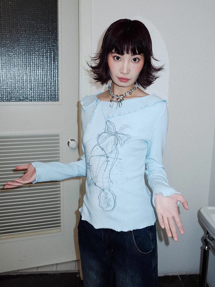 Chemical girl long sleeve t-shirt【s0000011546】