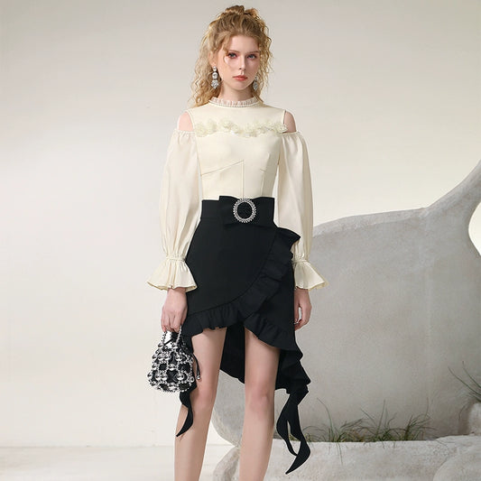 세인트 랩과 P irugua r 스커트 toopi-se se t [S0000006833]