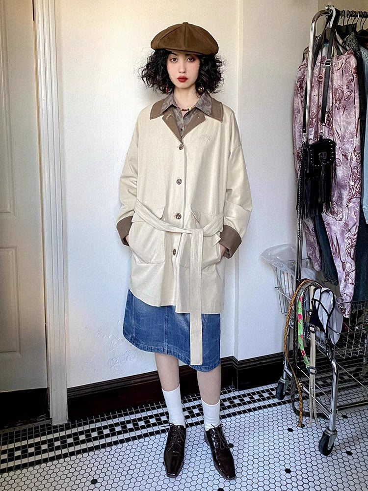 Loose casual coat【s0000009791】