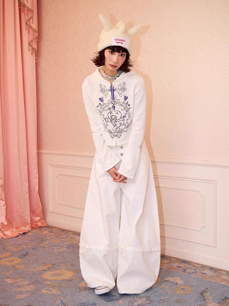 Chemical girl low rise wide leg pants【s0000011549】