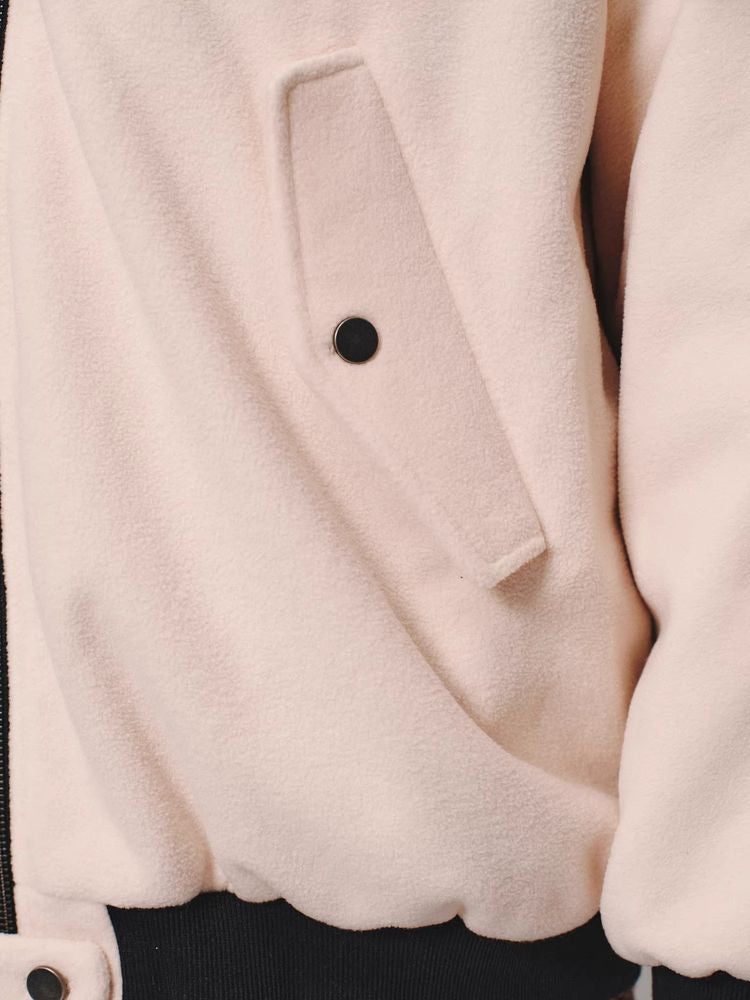 Faux leather reversible jacket【s0000011467】