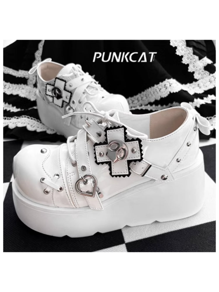Hot girl original punk style platform shoes【s0000006208】