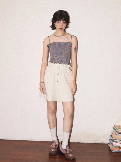 Summer 4-color short camisole【s0000007806】