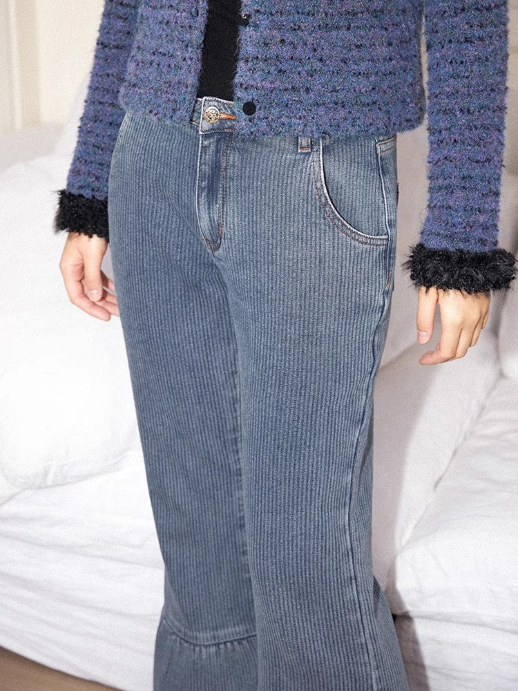 Distressed slim pants【s0000011308】