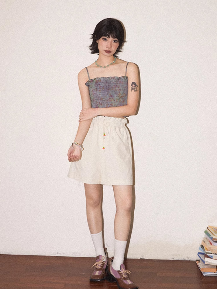 Summer 4-color short camisole【s0000007806】