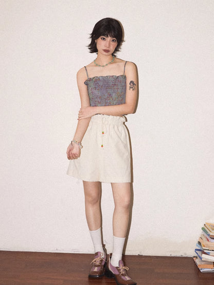 Summer 4-color short camisole【s0000007806】