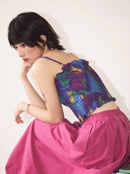 Summer 4-color short camisole【s0000007806】