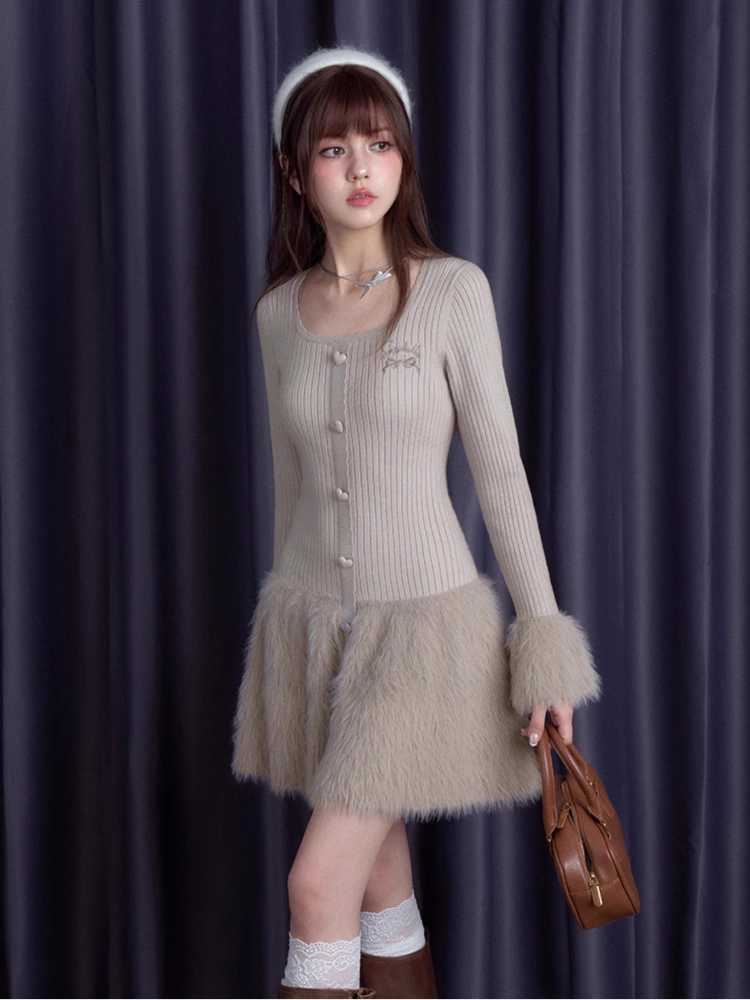 Sweet Knit Dress [S0000010667]