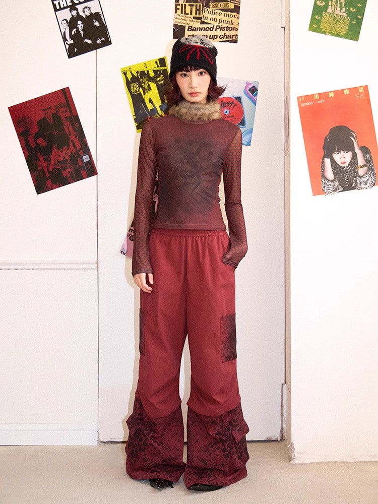 Chemical Girl printed long sleeve T-shirt【s0000011551】