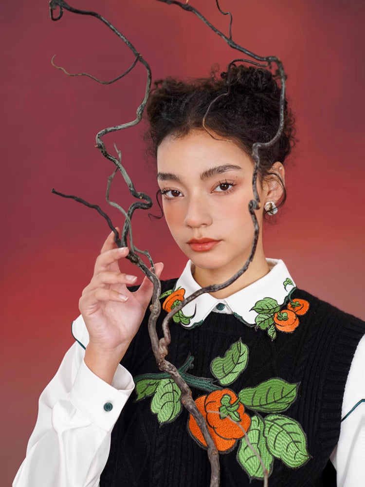 Chinese embroidery retro shirt【s0000006532】