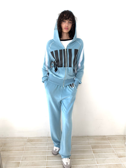 Color-Blocked Relaxed-Fit Hooded Sweatshirt【s0000014209】