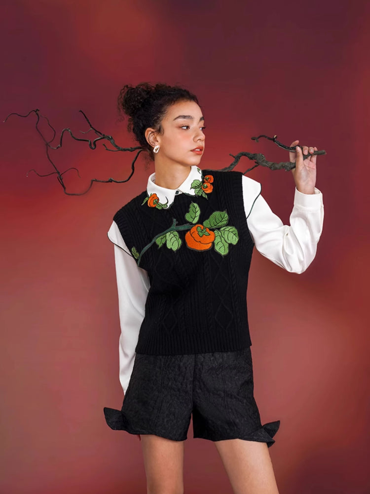 Chinese embroidery retro shirt【s0000006532】