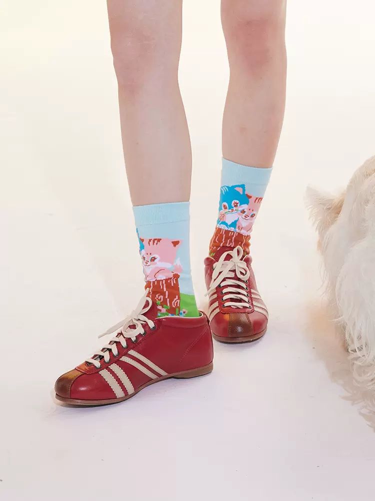 Cat Printon Socks [S0000009051]