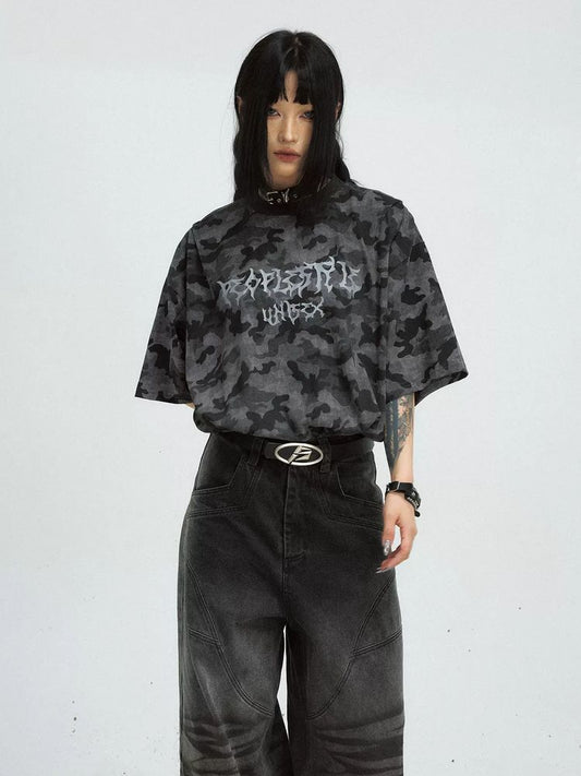 Kamo Fage Print Wash 티셔츠 [S0000009204]