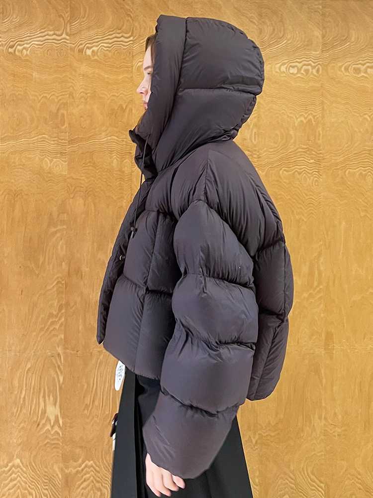 Fluffy Hooded Down Jacket [S0000010806]