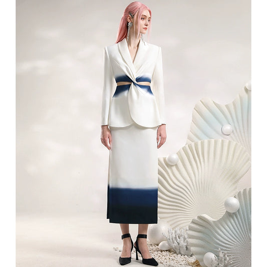 Toiste d Bazer와 P는 lf-en gth 스커트입니다 [S0000006826]