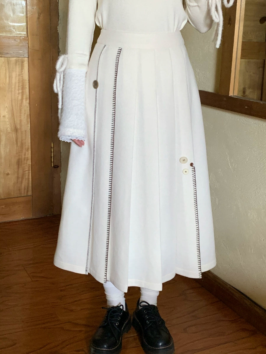 자수적 인 ry peppu m toe d puet d 스커트 [S0000005891]