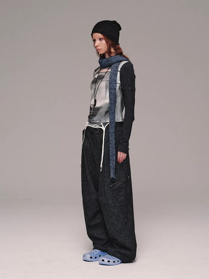 Wide leg casual pants【s0000011463】