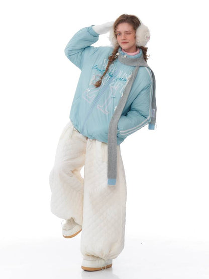 High waist slim wide leg casual pants【s0000011065】