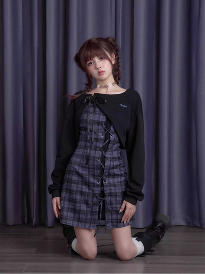 Plaid Dress Set [S0000010668]