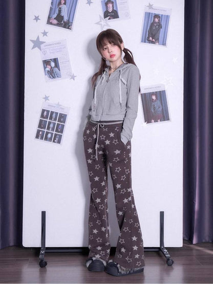 Star knit loose pants【s0000011292】