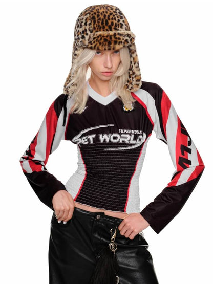 Slim fit long sleeve T-shirt【s0000011407】