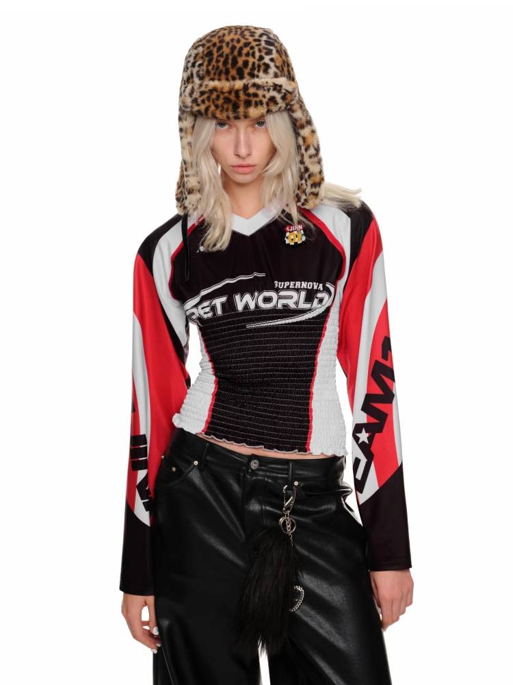 Slim fit long sleeve T-shirt【s0000011407】